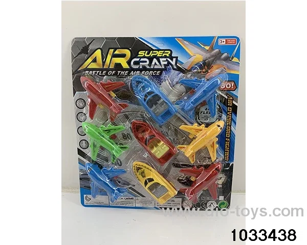 Pullback toy set in blister