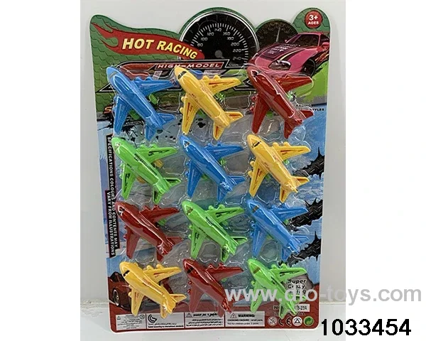 Pullback Airplane（12pcs）in blister
