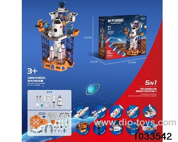 Space Exploration Team with light，music，spray