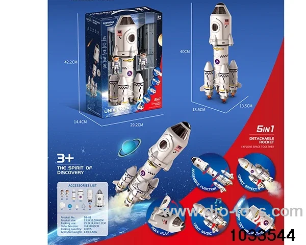 Space Exploration Team with light，music，spray