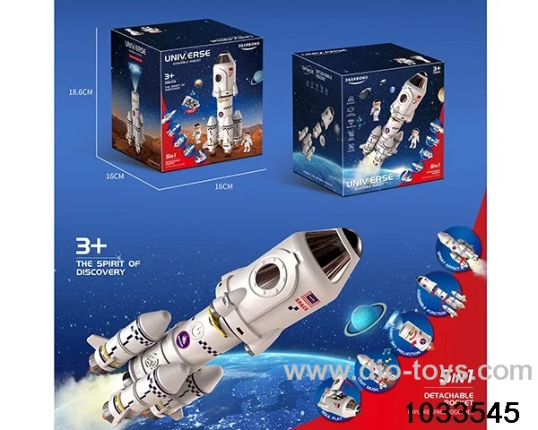 Space Exploration Team with light，music，spray