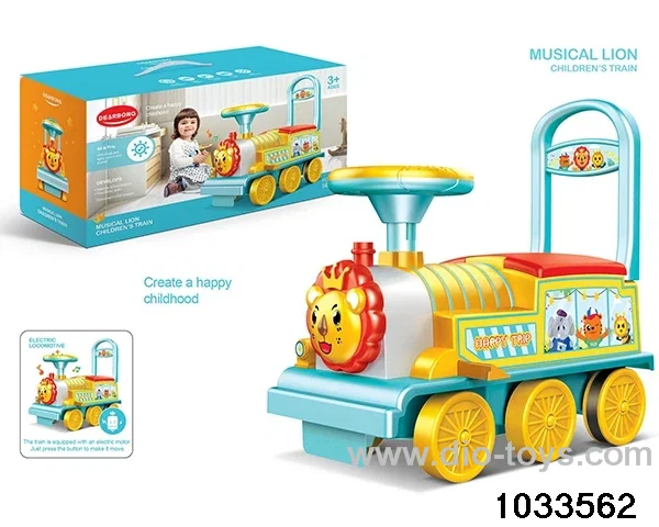 Electric Lion Children's Train with light，music