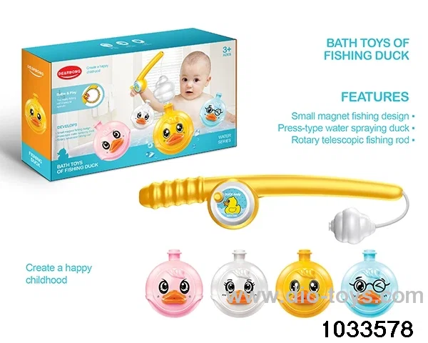 fishing duck in color box