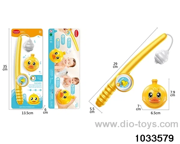 fishing duck in hangtag