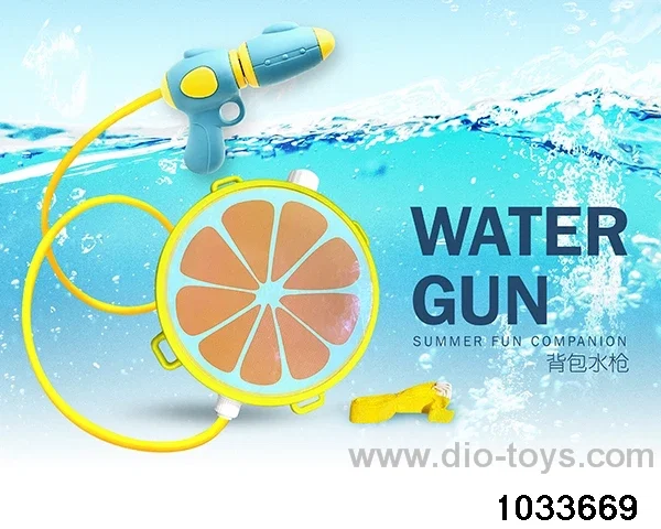 Backpack water gun in PP bag with header