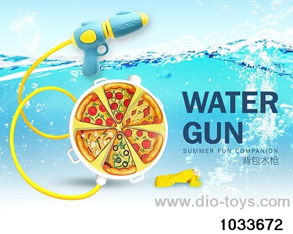 Backpack water gun in PP bag with header