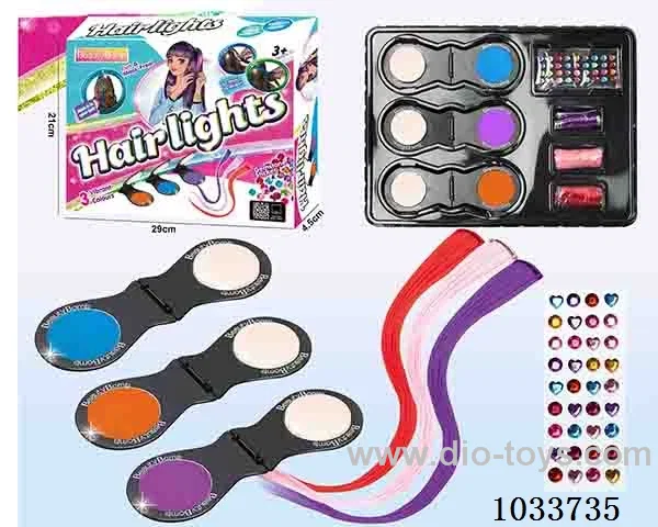 children's Hair beautifying toys in color box