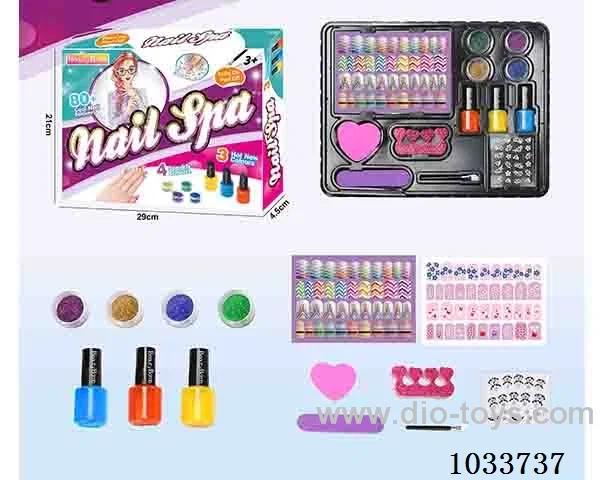 children's Nail art set in color box