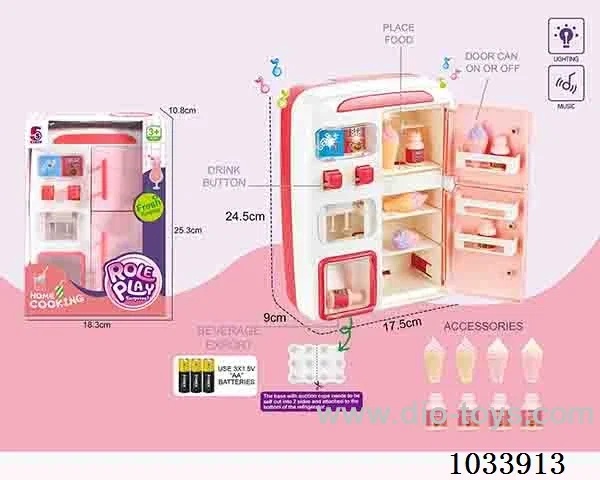 Multifunctional refrigerator with light&music  include battery in window box