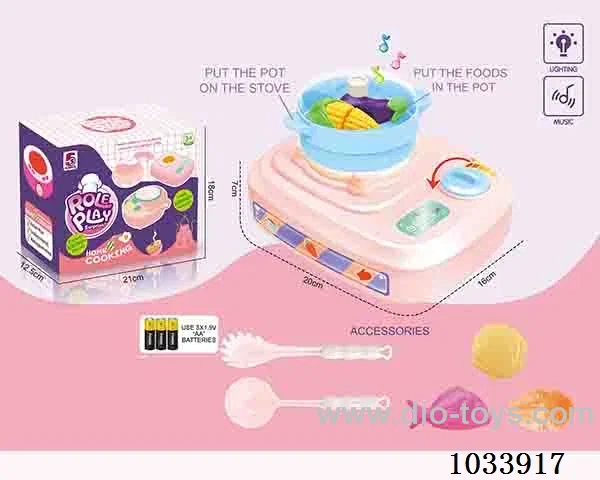 Multifunctional gas stove with light&music&sound  include battery in color box