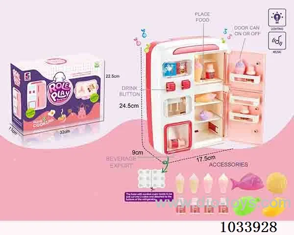 Multifunctional refrigerator with light&music in color box
