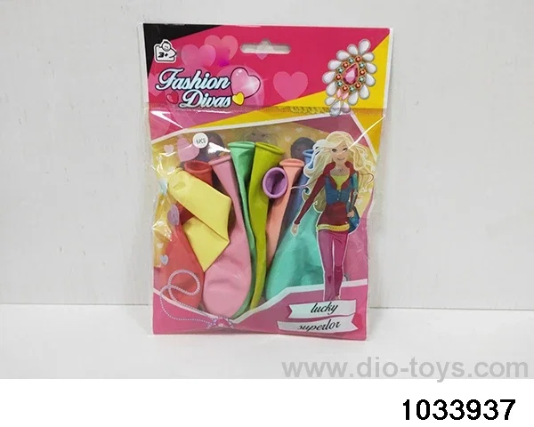 9pcs 12-inch balloons in opp bag