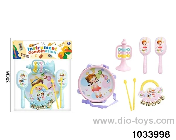 Baby toy sets in PP bag with header