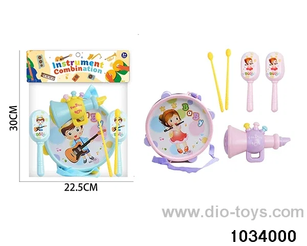 Baby toy sets in PP bag with header