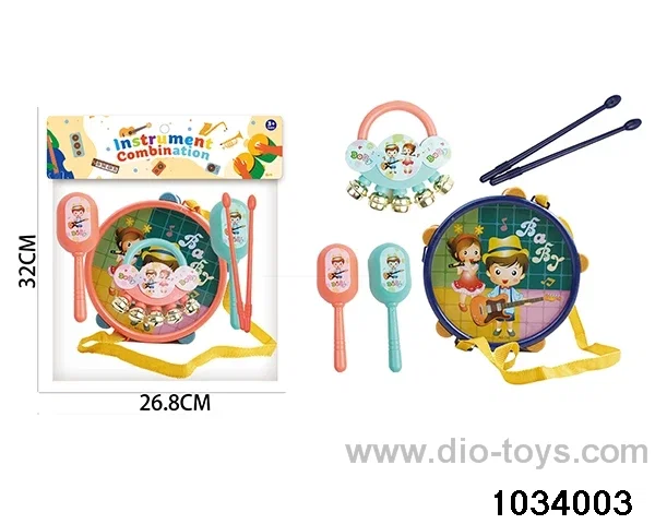 6pcs Baby toy sets in PP bag with header