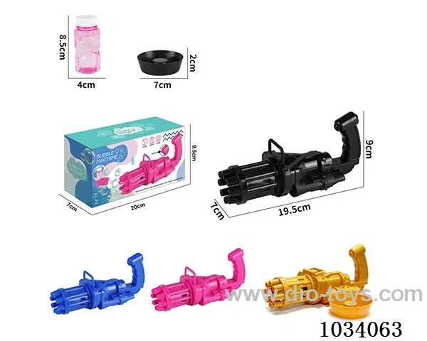 Bubble Gun 3color mixed loading in color box