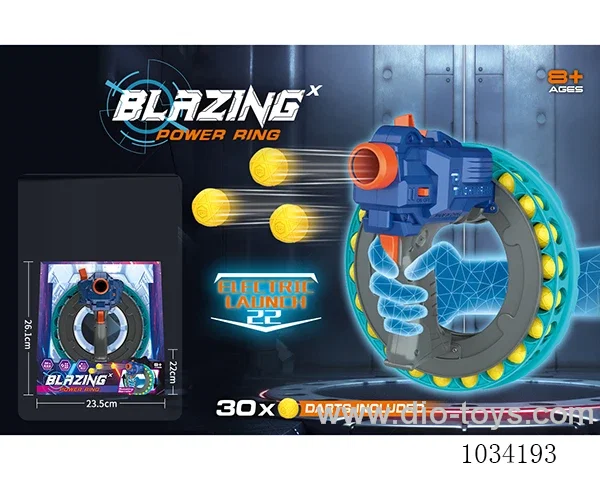 Electric 22-round bracelet gun in window box    (NOT INCLUDED)