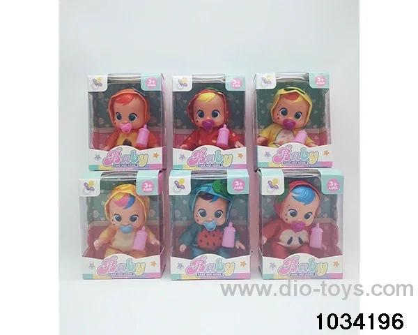 6 inch doll set 6 mixes in window box
