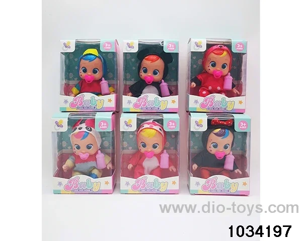6 inch doll set 6 mixes in window box