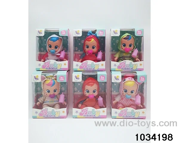 6 inch doll set 6 mixes in window box