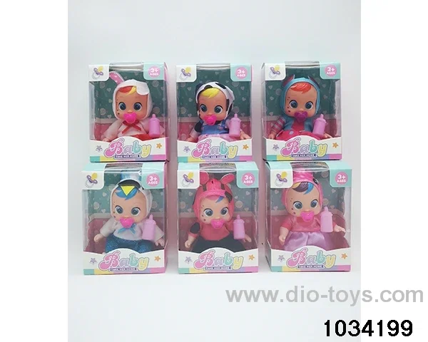 6 inch doll set 6 mixes in window box