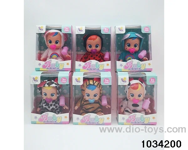 6 inch doll set 6 mixes in window box