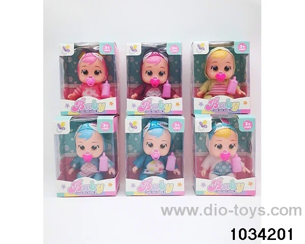 6 inch doll set 6 mixes in window box