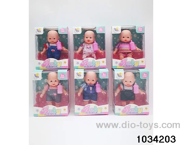 6 inch doll set 6 mixes in window box