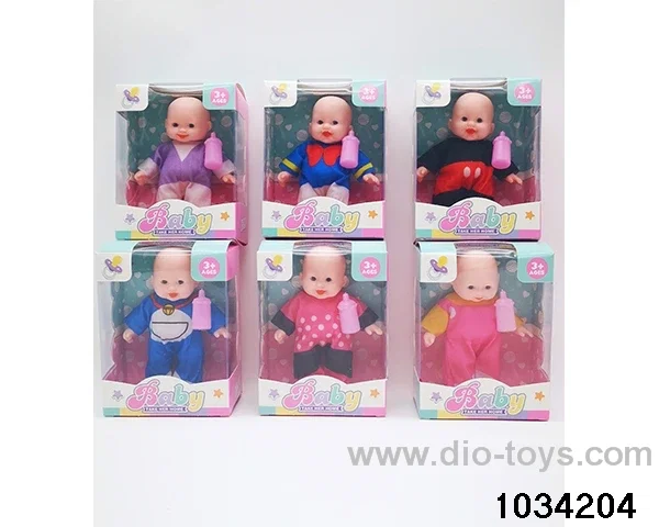 6 inch doll set 6 mixes in window box