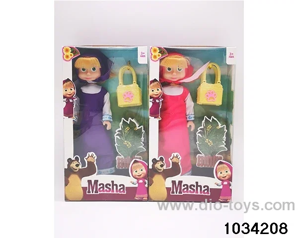9 inch doll set 2 colors mixed in window box