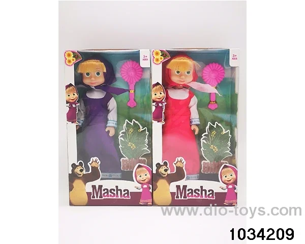 9 inch doll set 2 colors mixed in window box