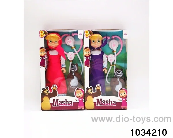 9 inch doll set 2 colors mixed in window box