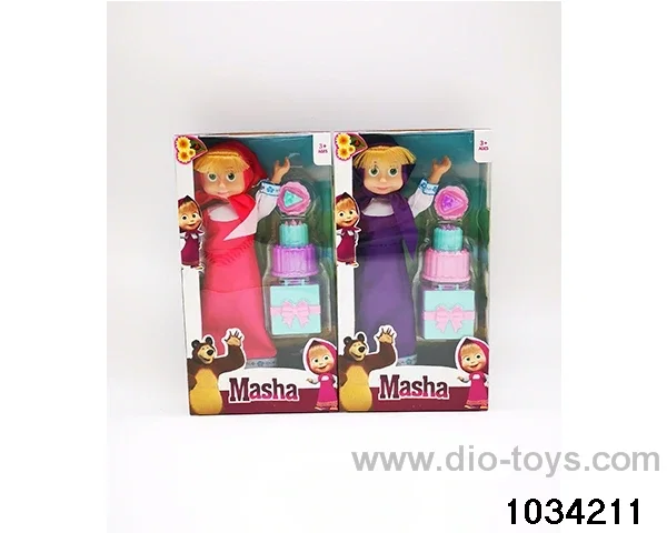 9 inch doll set 2 colors mixed in window box