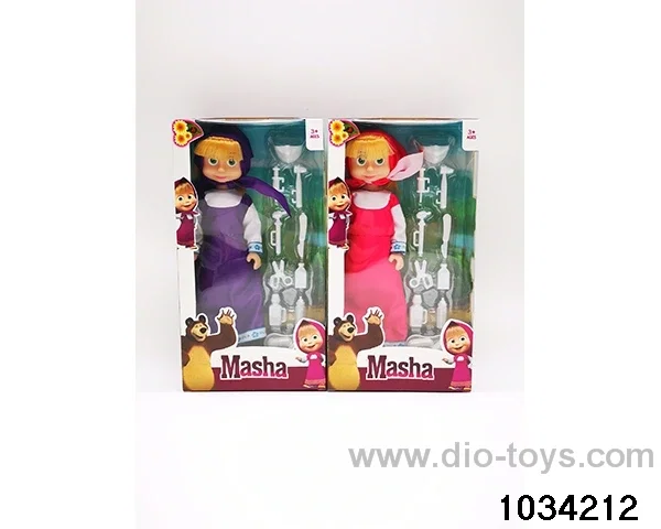 9 inch doll set 2 colors mixed in window box