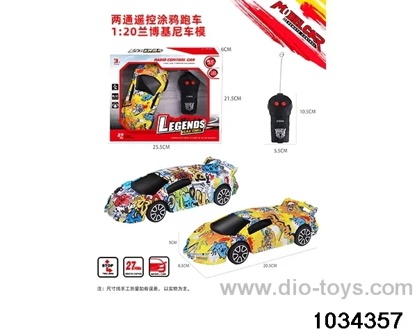1:20 2ch RC car (Graffiti section) in Gilf box