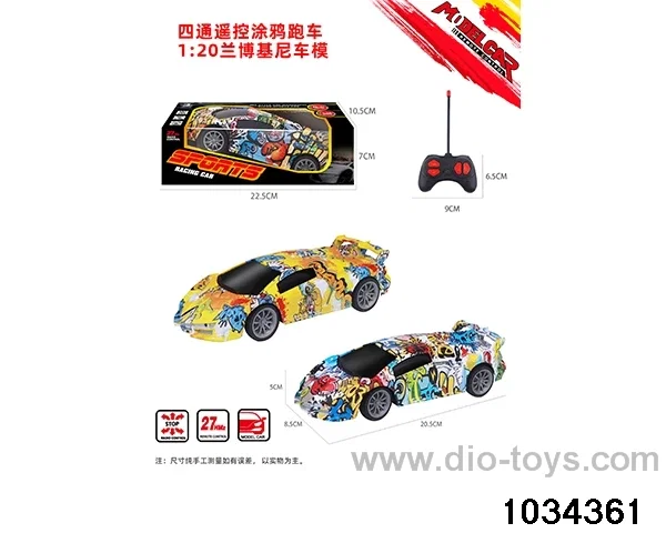 1:20 4ch RC car (Graffiti section) in window box