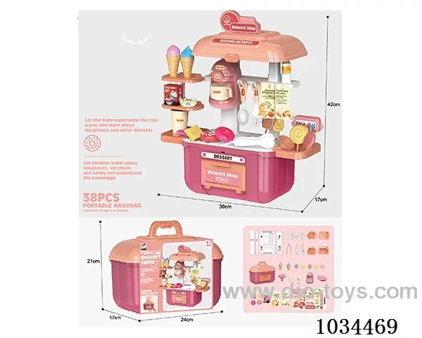 Dessert suitcase in paper card