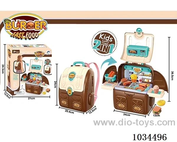 Hamburger bag in color box