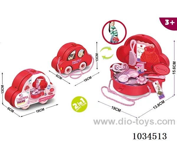 Accessory storage car in paper card