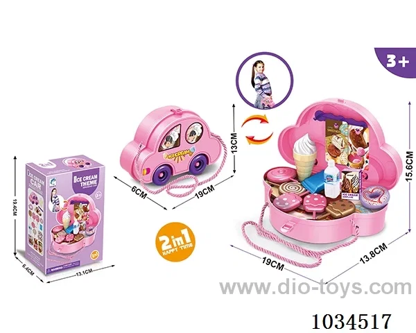 Ice cream storage car in color box