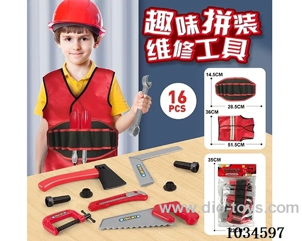 Tool waist pack with clothes in pp bag with header