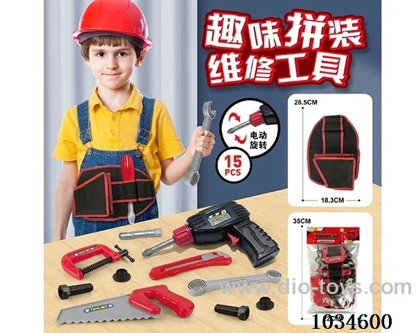 Tool waist pack with Electric hand drill in pp bag with header