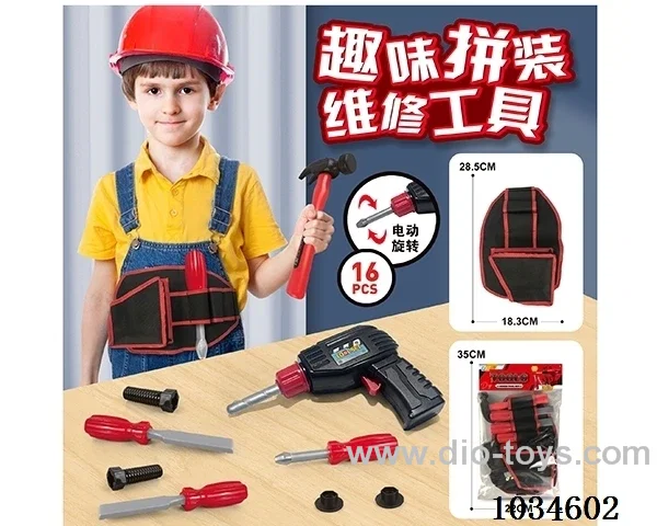 Tool waist pack with Electric hand drill in pp bag with header