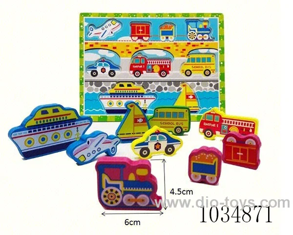 Wooden Puzzle in Plastic film