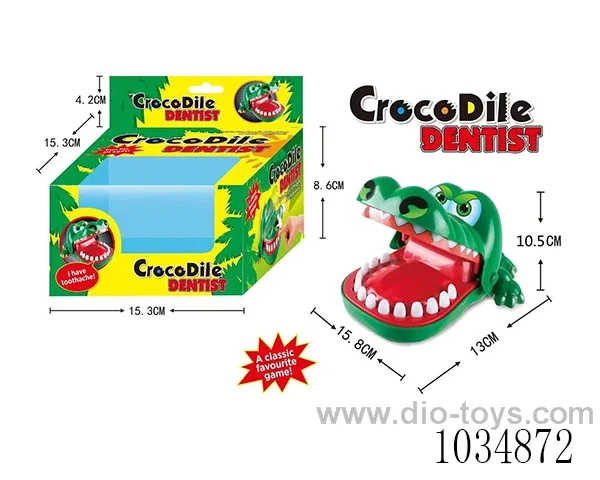 Prank a biting crocodile in window box
