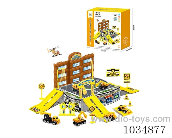 Engineering parking lot in color box