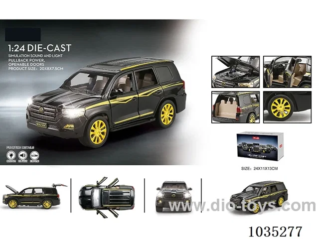 1:24 pull back alloy car W L/M in Gilf box