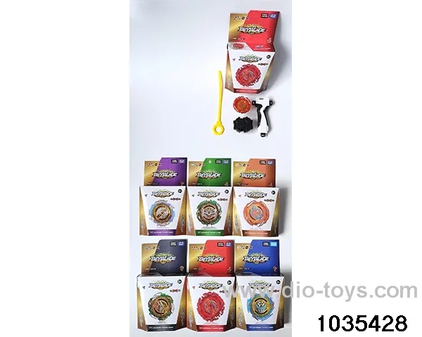 6cm alloy gyro with handle in color box