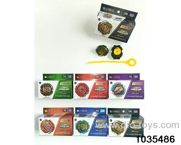 6cm Alloy Lighted Gyro in color box