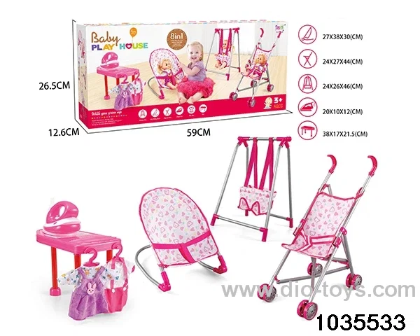 iron stroller，Swing, rocking chair, ironing board